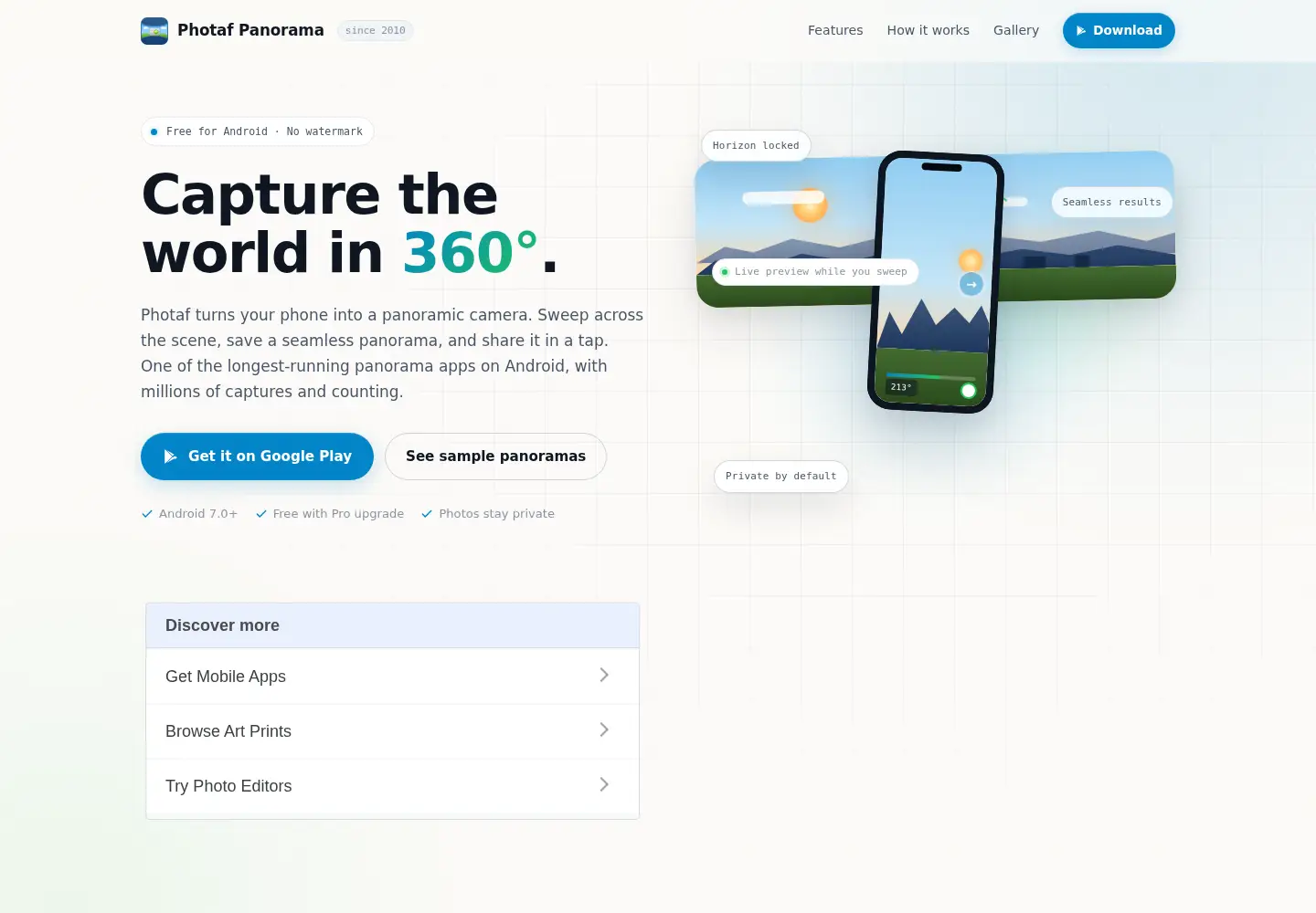 Screenshot of photaf.com