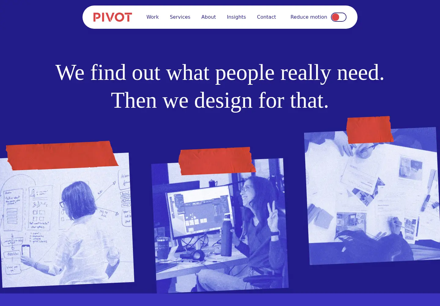 Screenshot of pivotdesigngroup.com