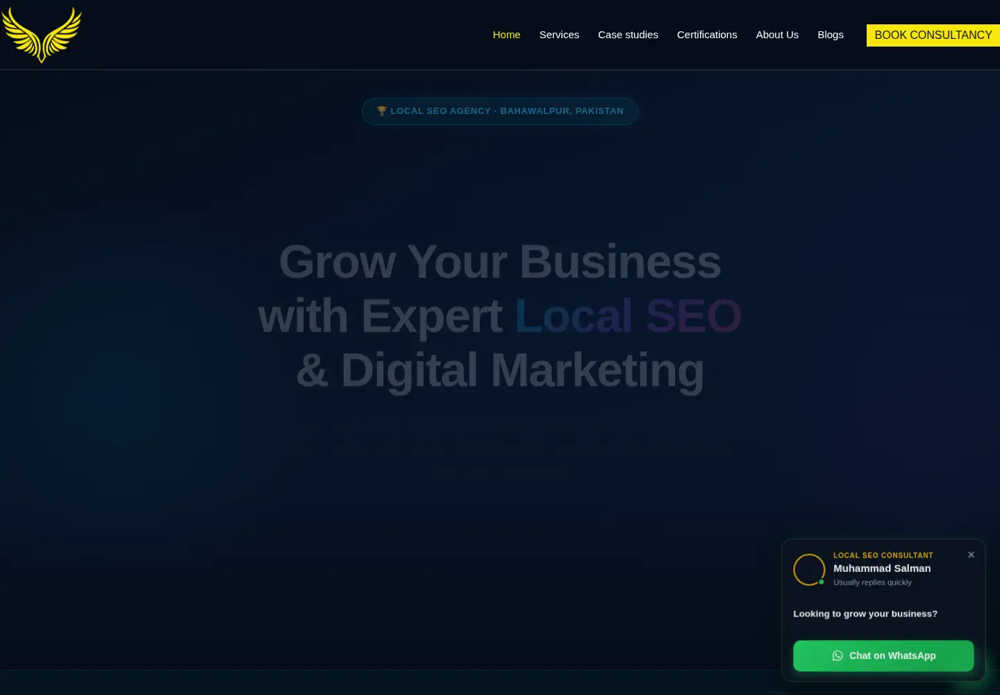 Screenshot of rankybird.com