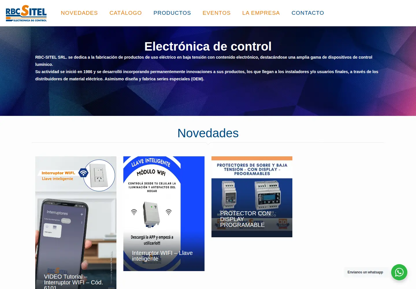 Screenshot of rbcsitel.com