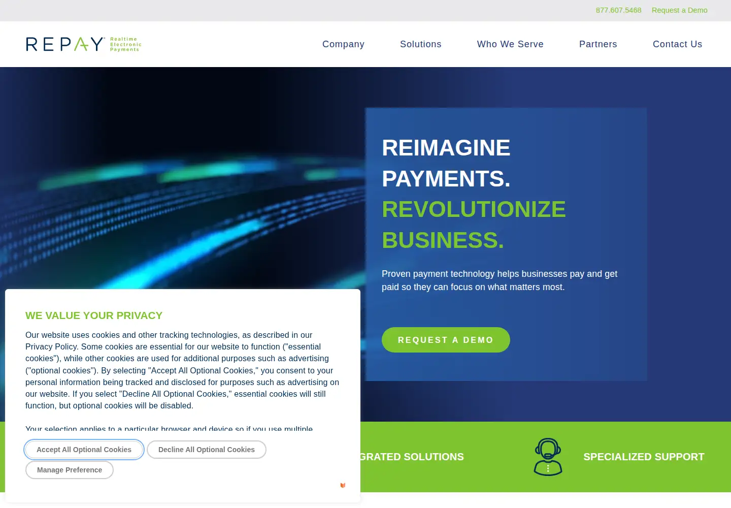 Screenshot of repayonline.com