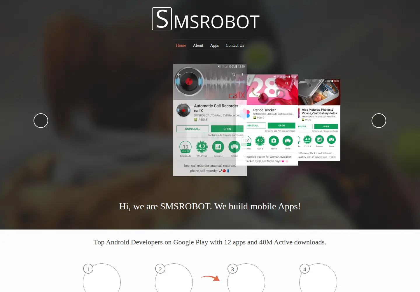 Screenshot of smsrobot.com