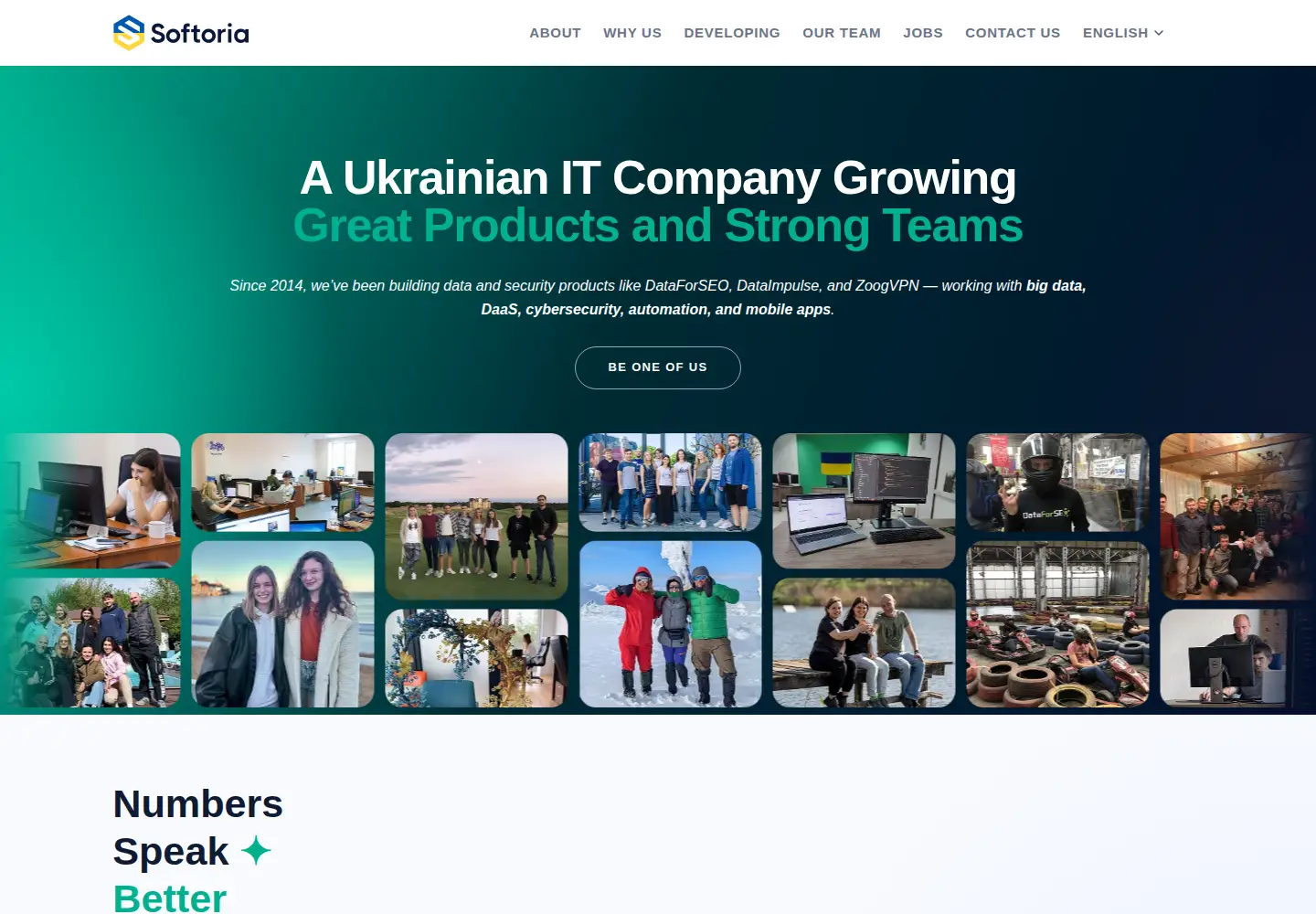 Screenshot of softoria.com