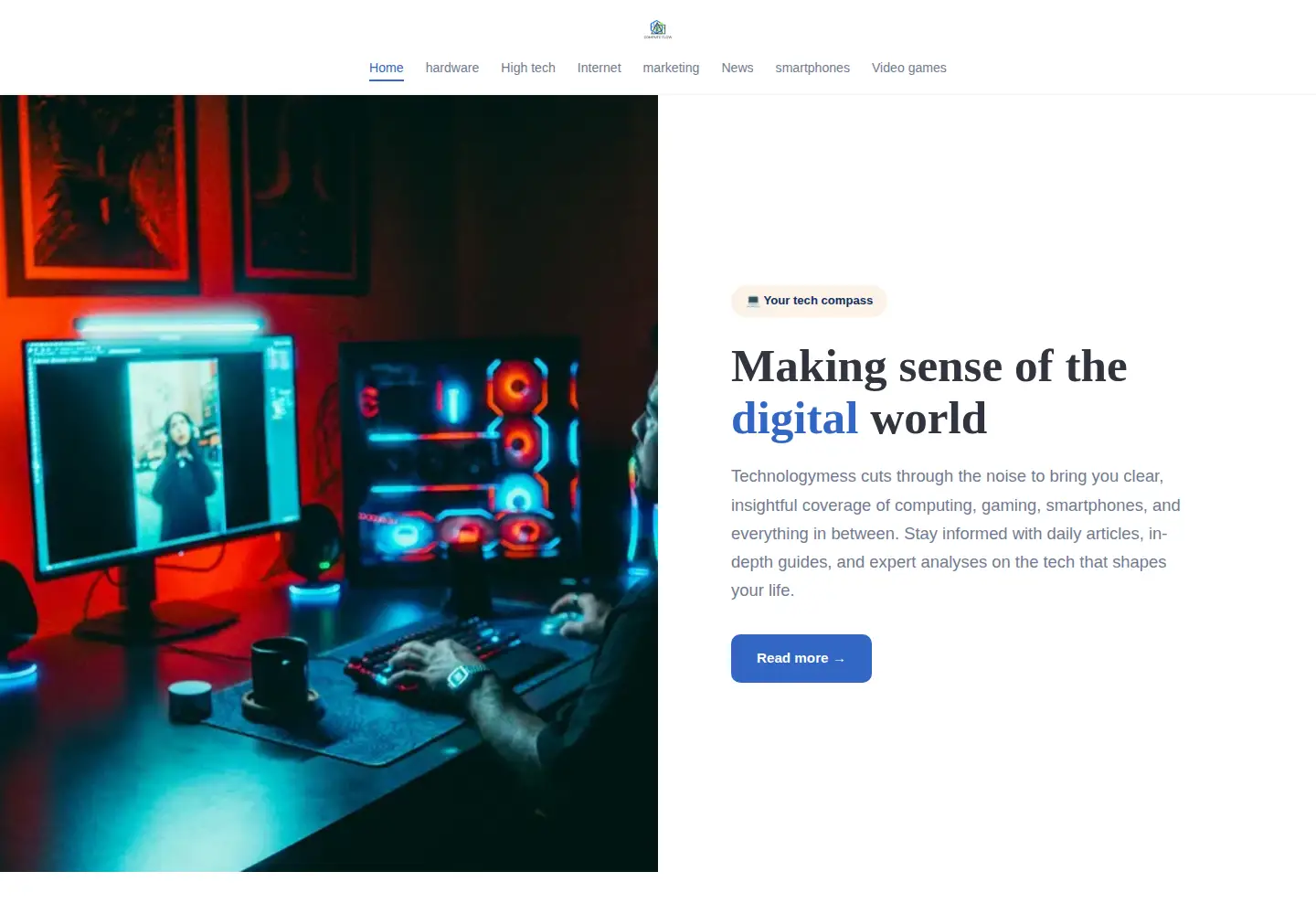 Screenshot of technologymess.com