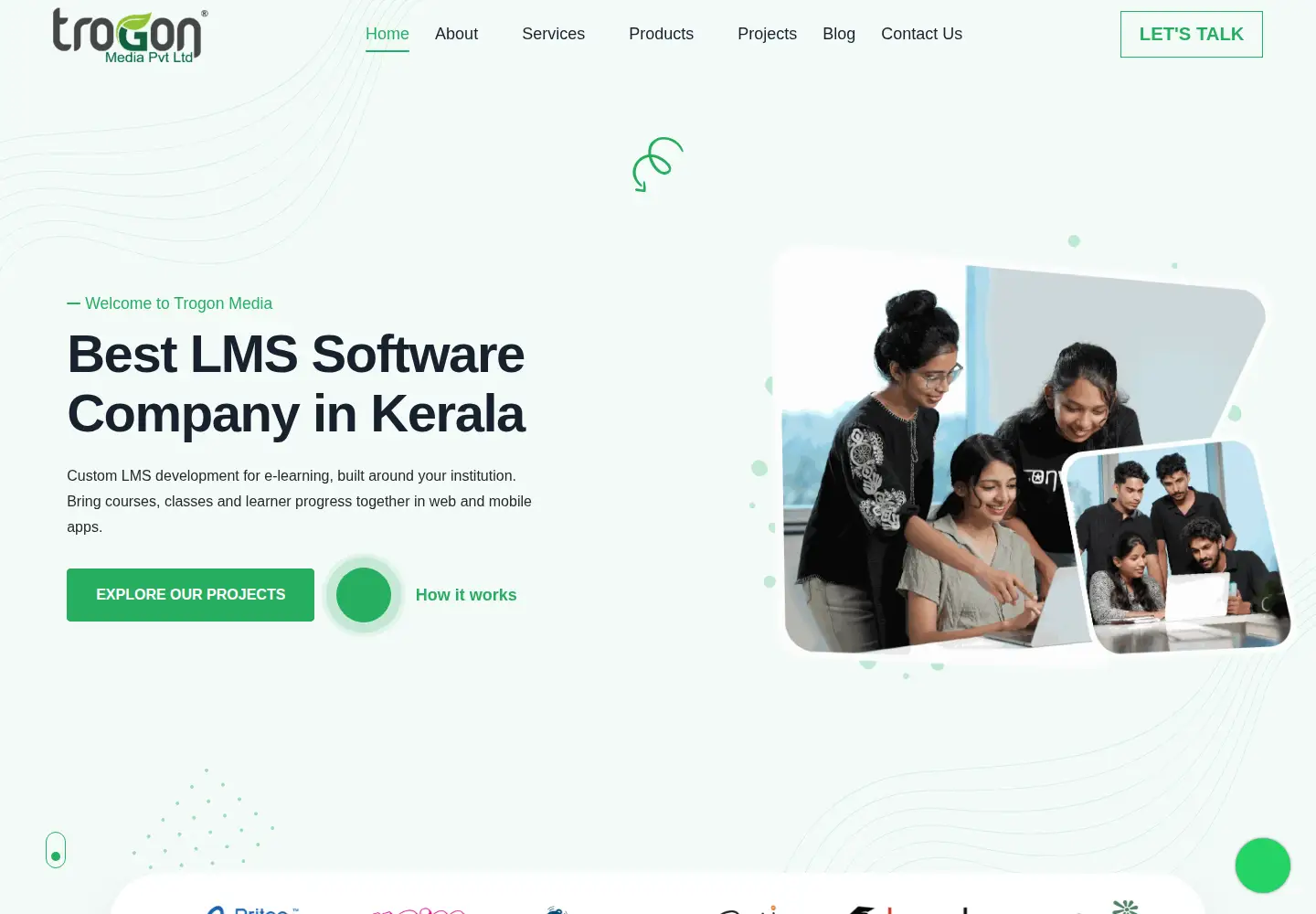 Screenshot of trogonmedia.com