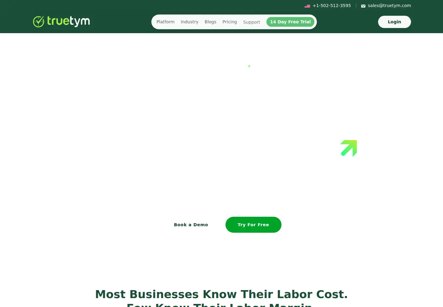 Screenshot of truetym.com