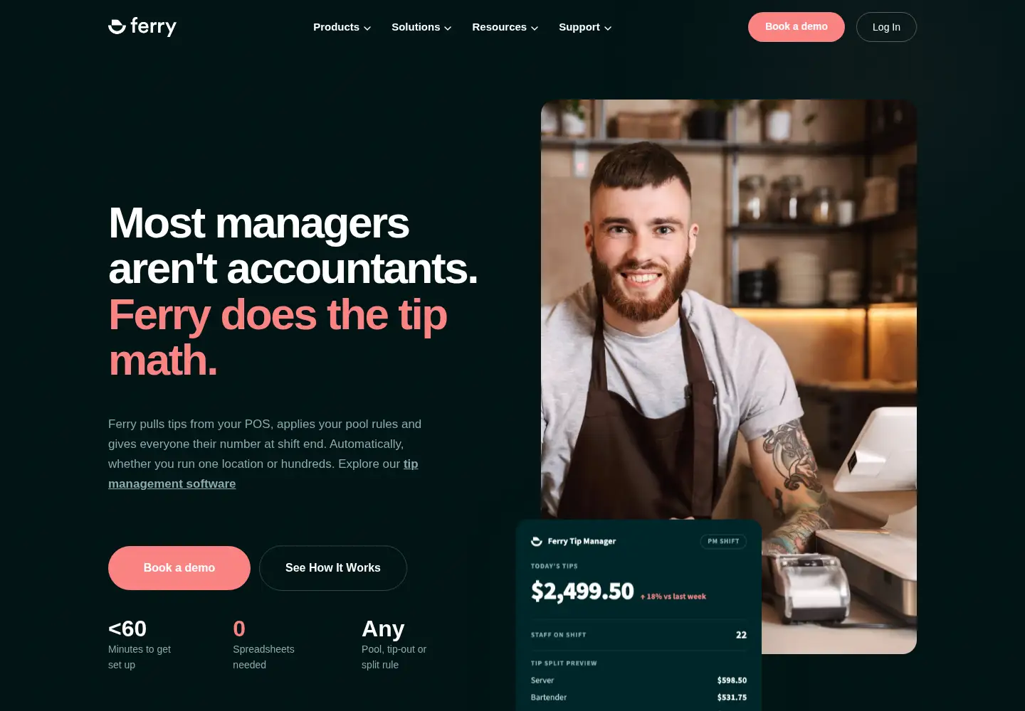 Screenshot of useferry.com