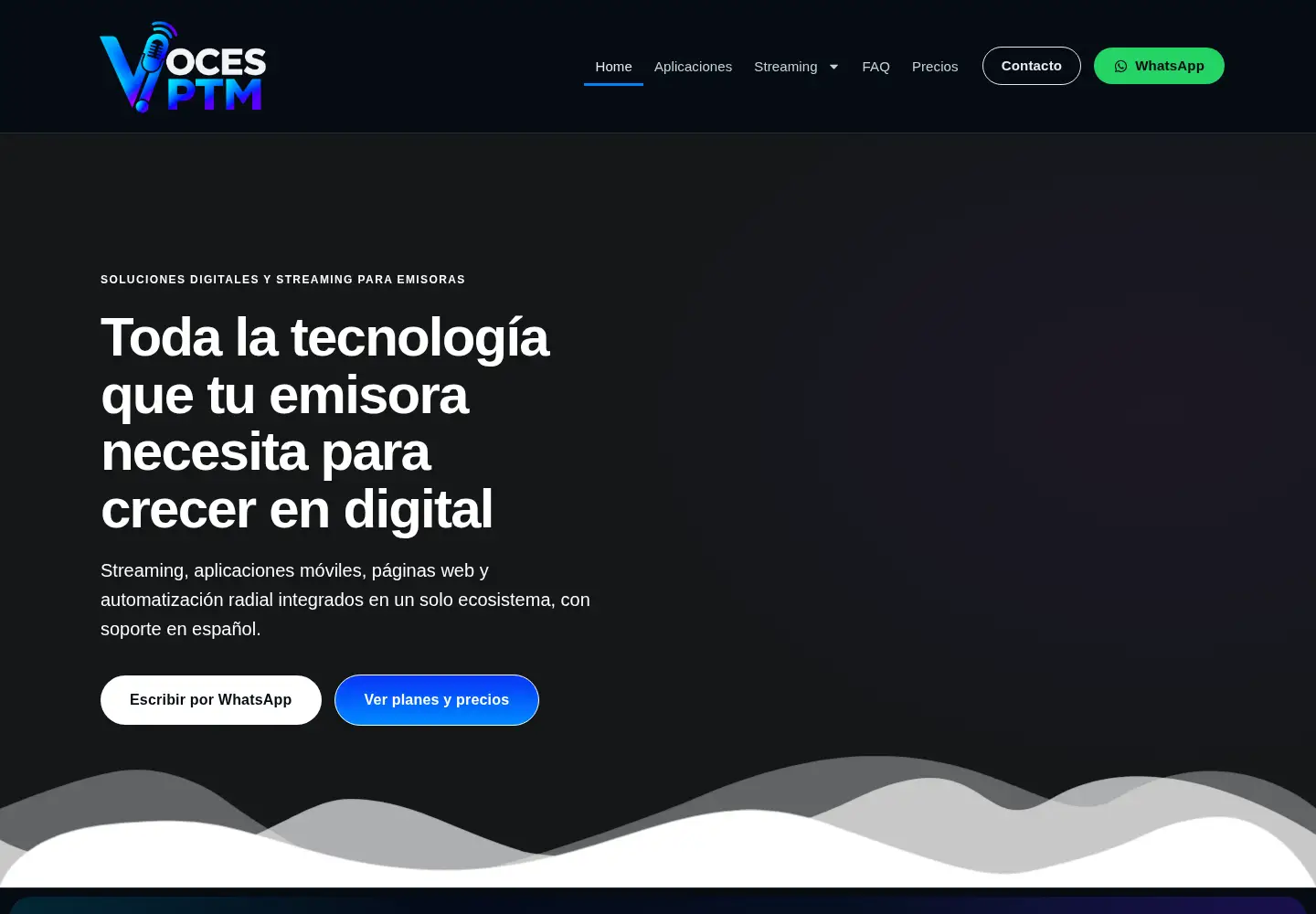 Screenshot of vocesparatumarca.com