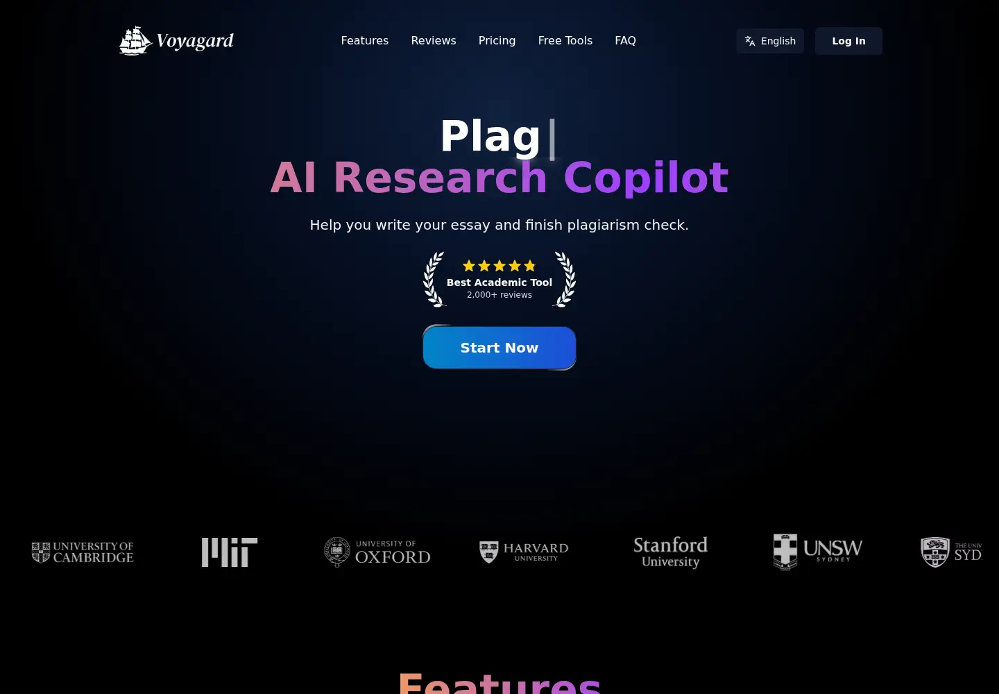 Screenshot of voyagard.com