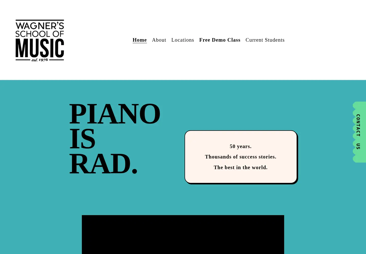 Screenshot of wagnersmusic.com