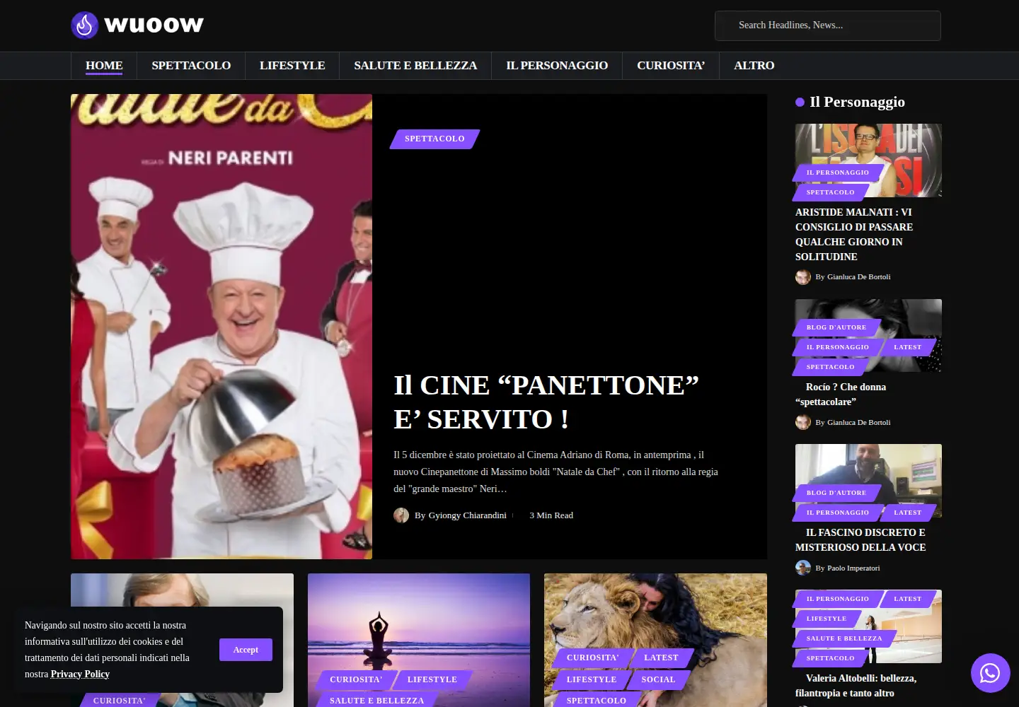 Screenshot of wuoow.com