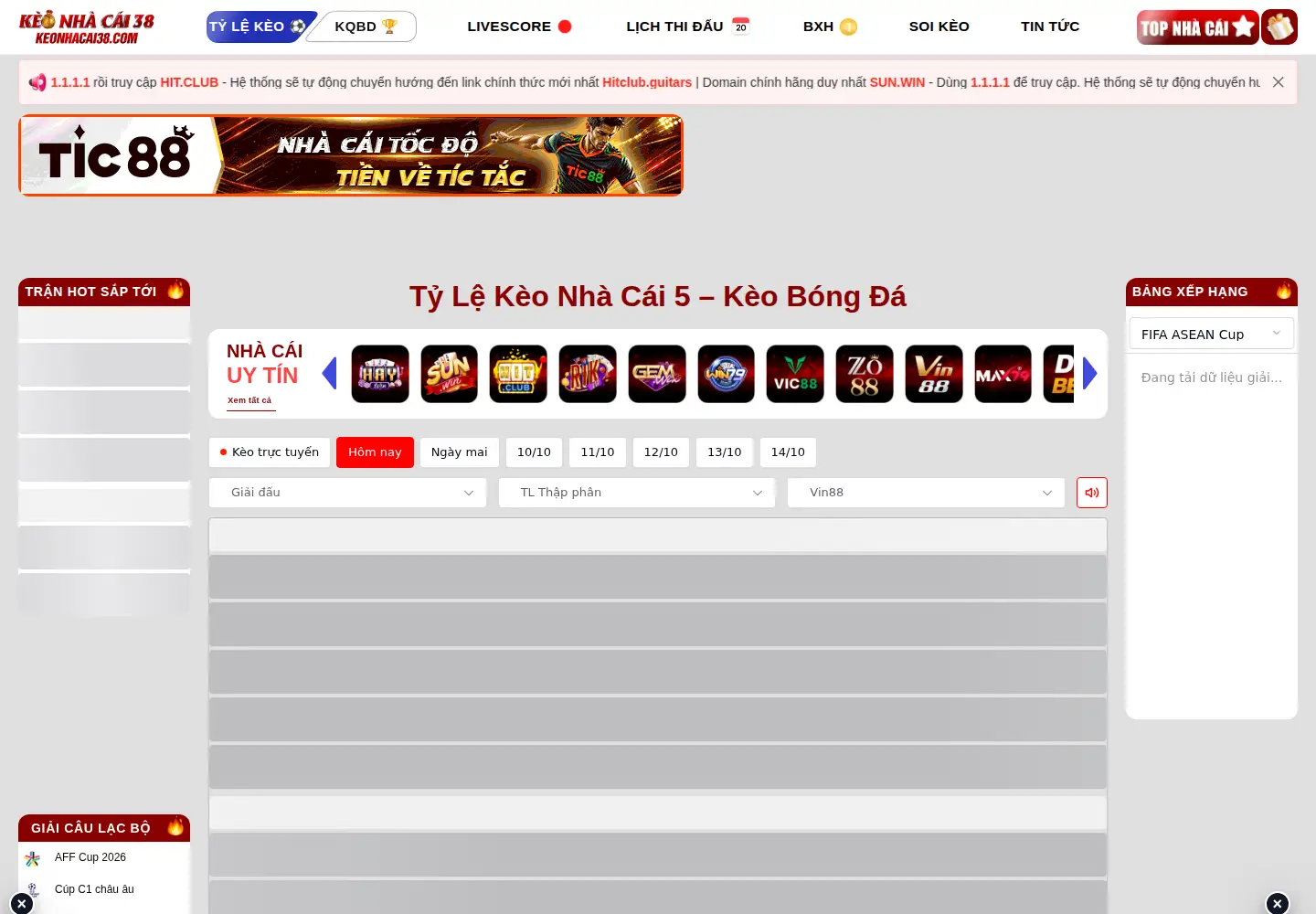 Captured homepage of keonhacai.contact in the current scan