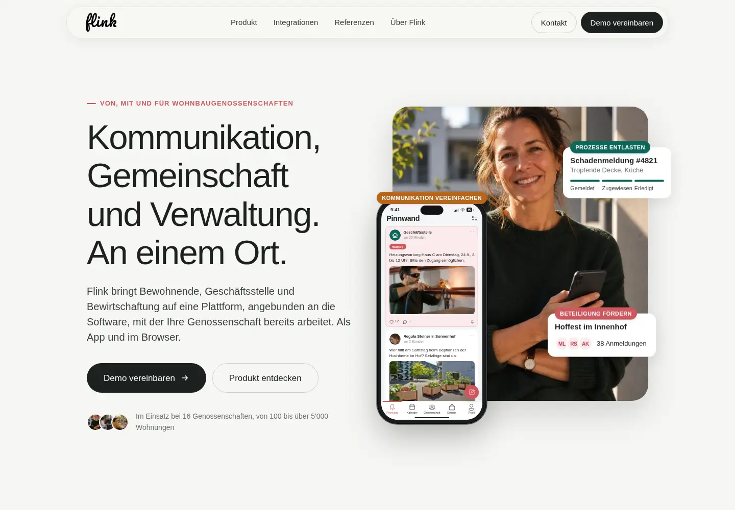 Screenshot of flink.coop