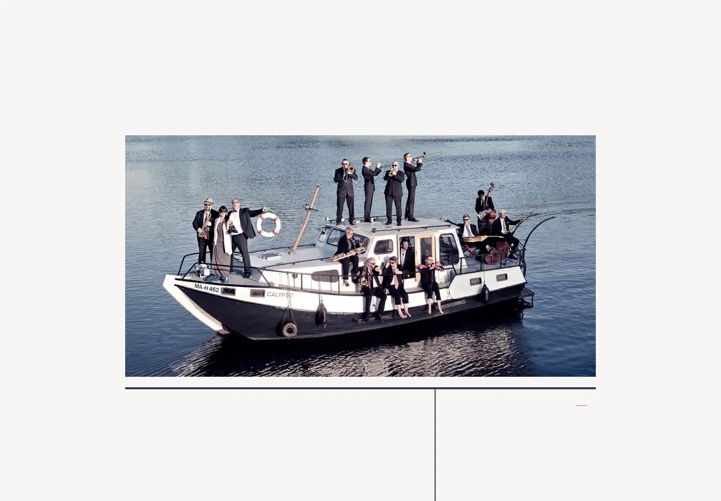 Screenshot of coolcatsorchestra.de