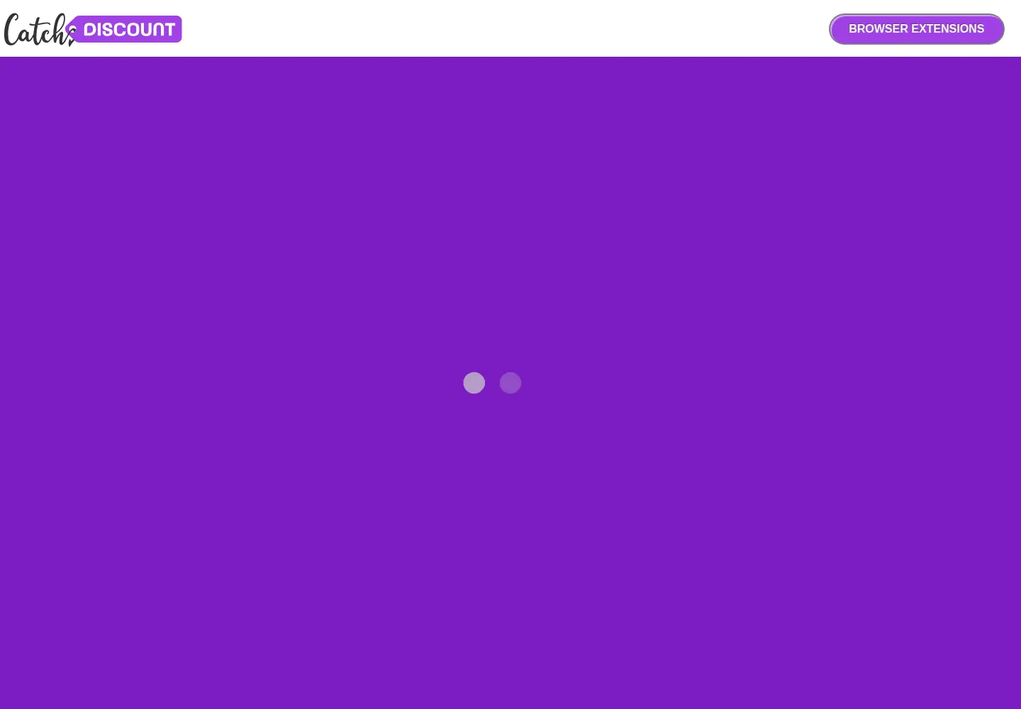 Screenshot of catch.discount
