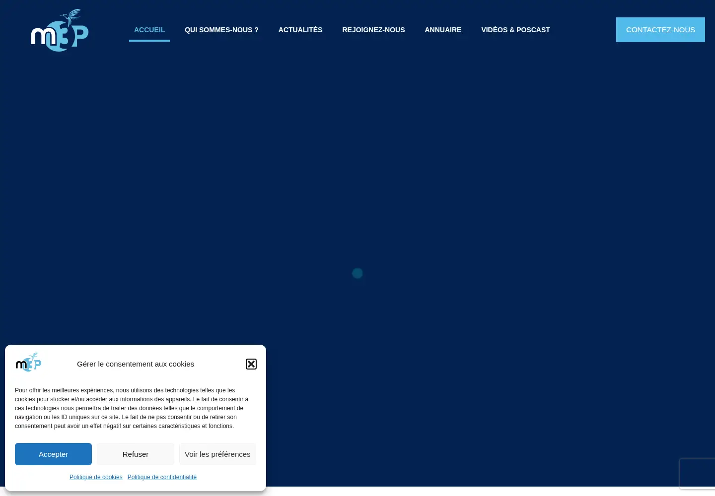 Captured homepage of associationm3p-psychologues.fr in the current scan