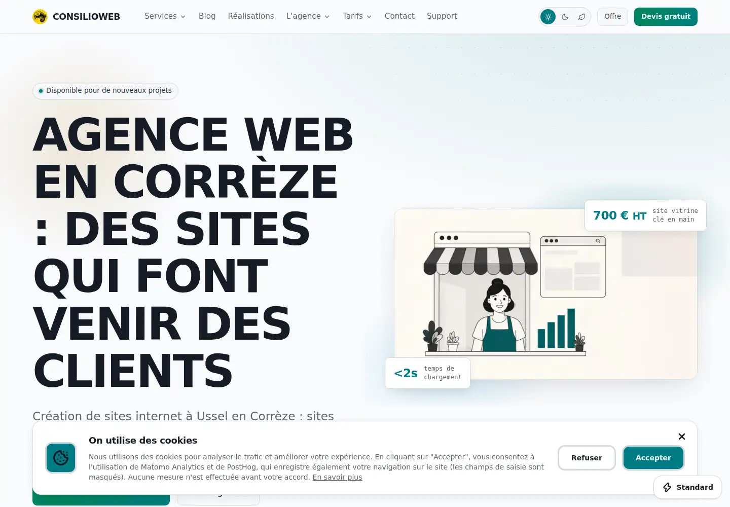 Screenshot of consilioweb.fr