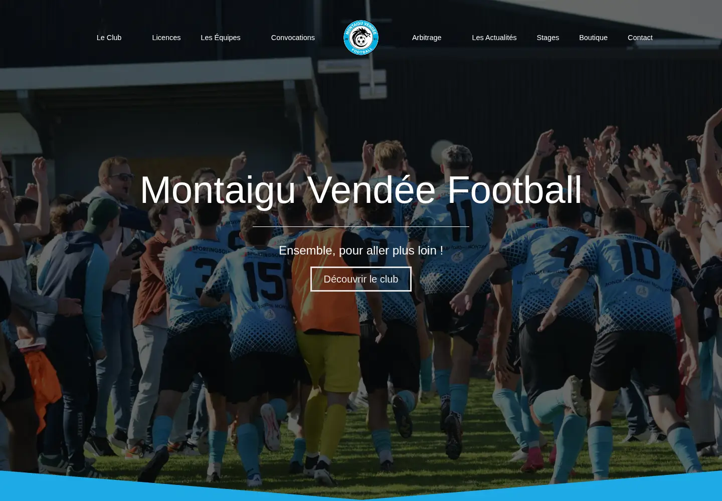 Screenshot of montaigu-vendee-football.fr