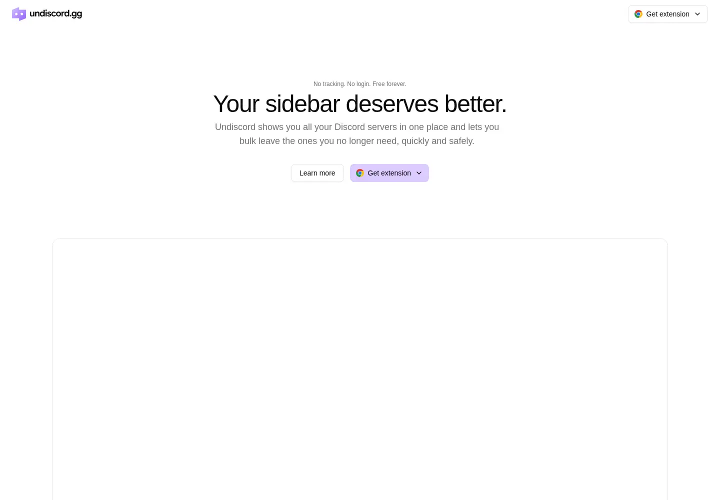 Screenshot of undiscord.gg