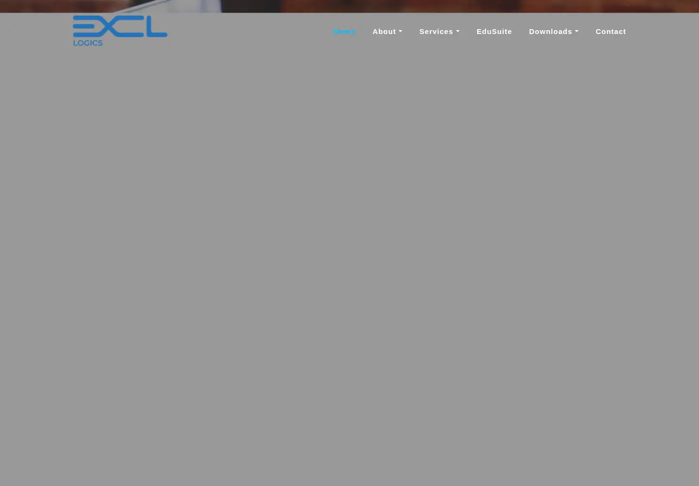 Screenshot of excellogics.co.in