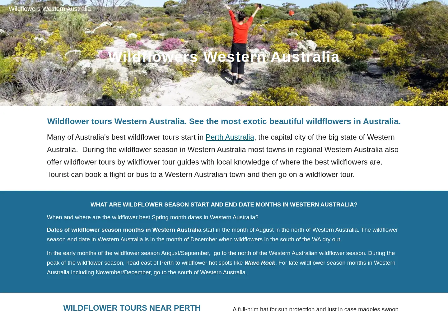 Screenshot of flowersaustralia.info