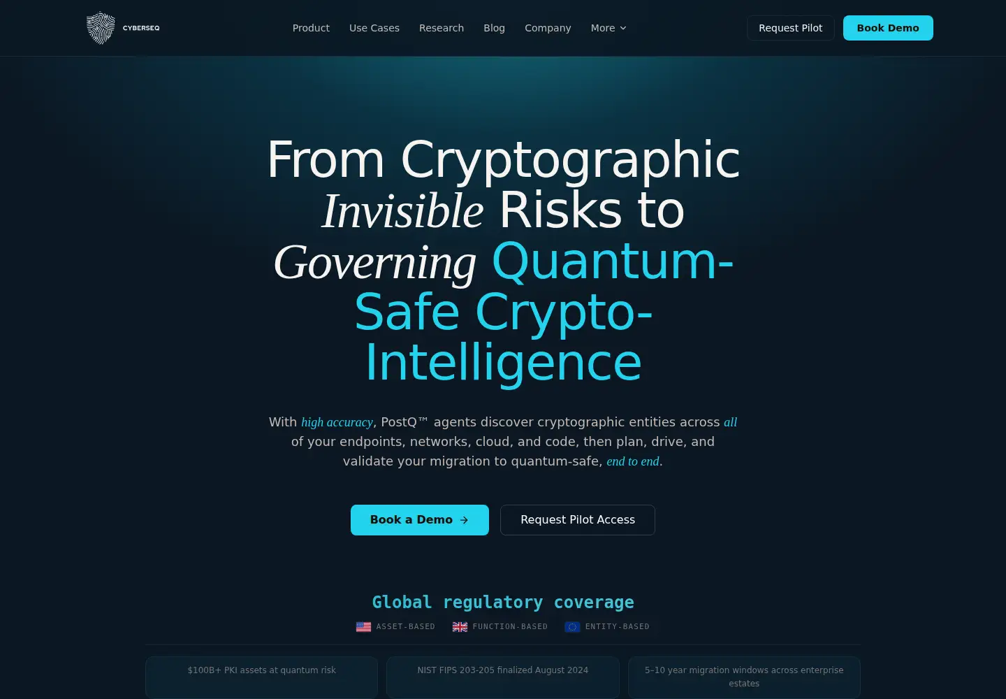 Screenshot of cyberseq.io