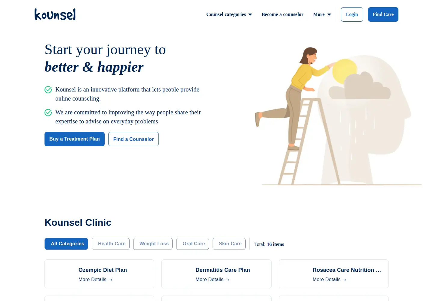 Screenshot of kounsel.io