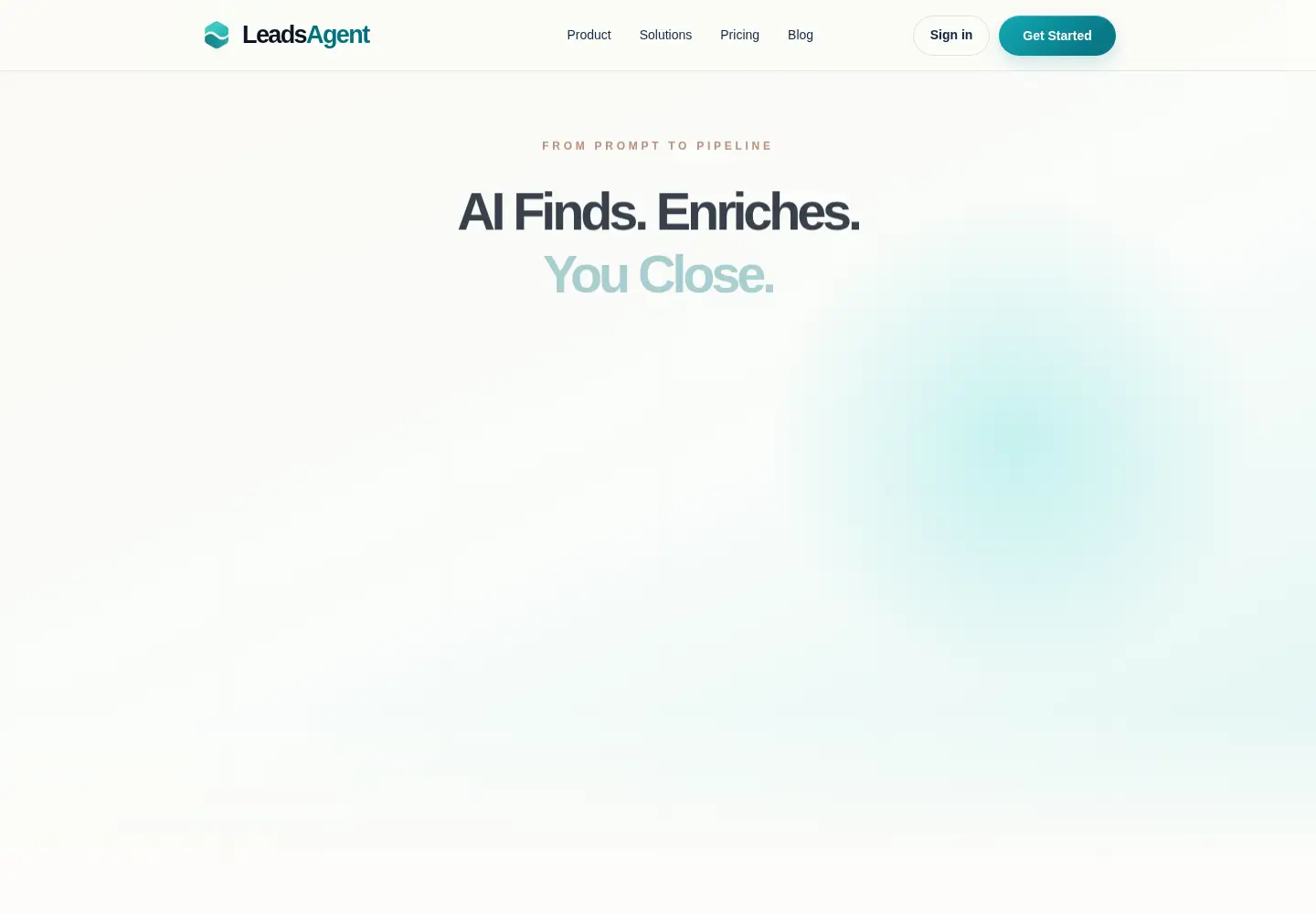 Screenshot of leadsagent.io