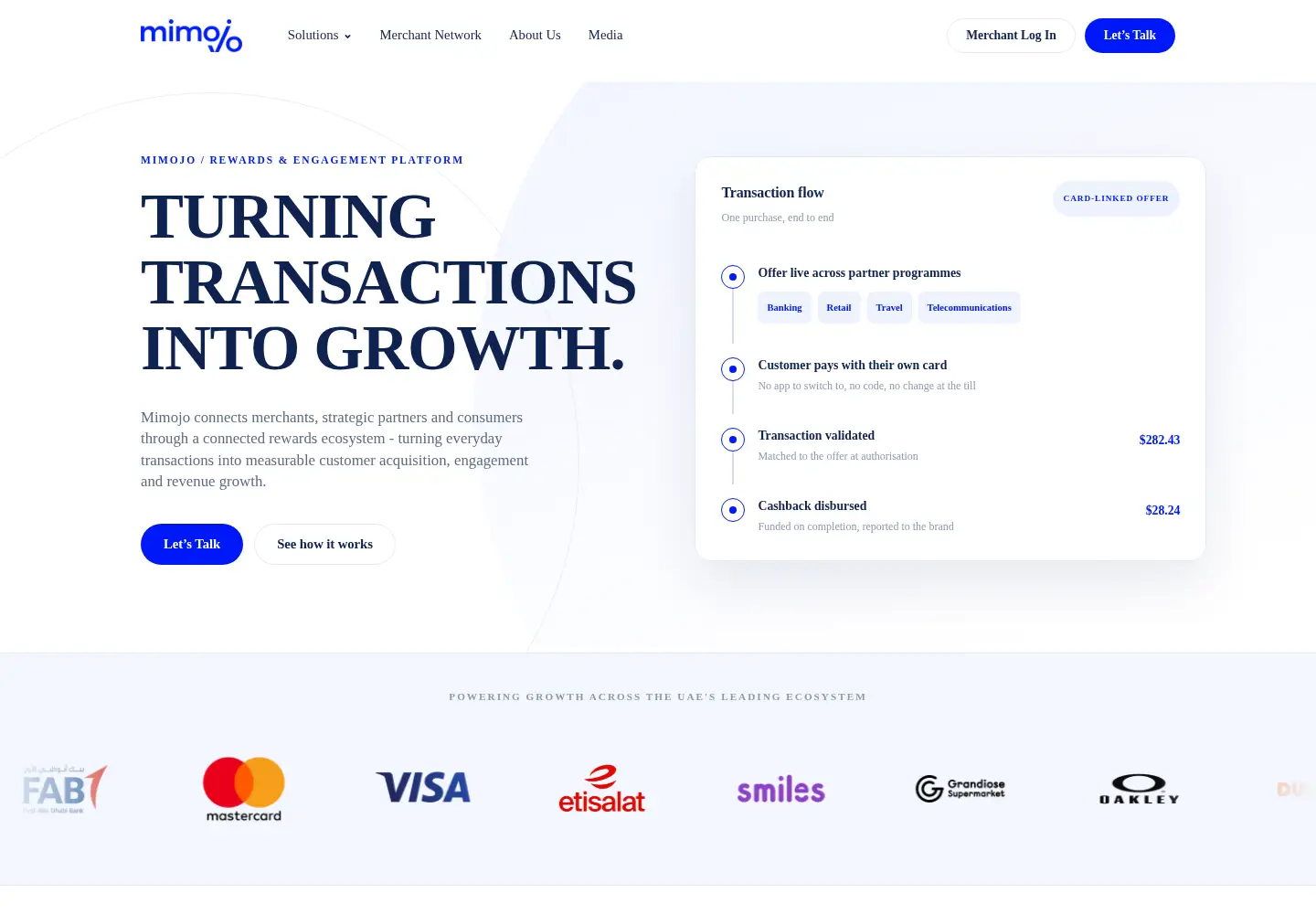 Screenshot of mimojo.io