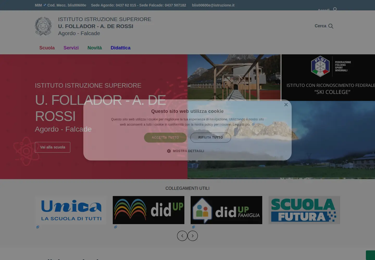 Screenshot of follador.edu.it