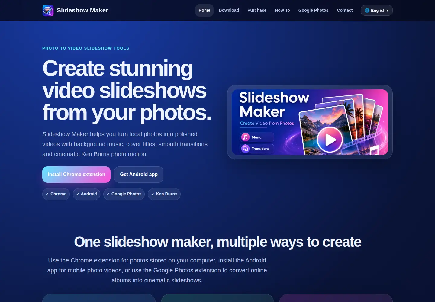 Screenshot of slideshowmaker.it