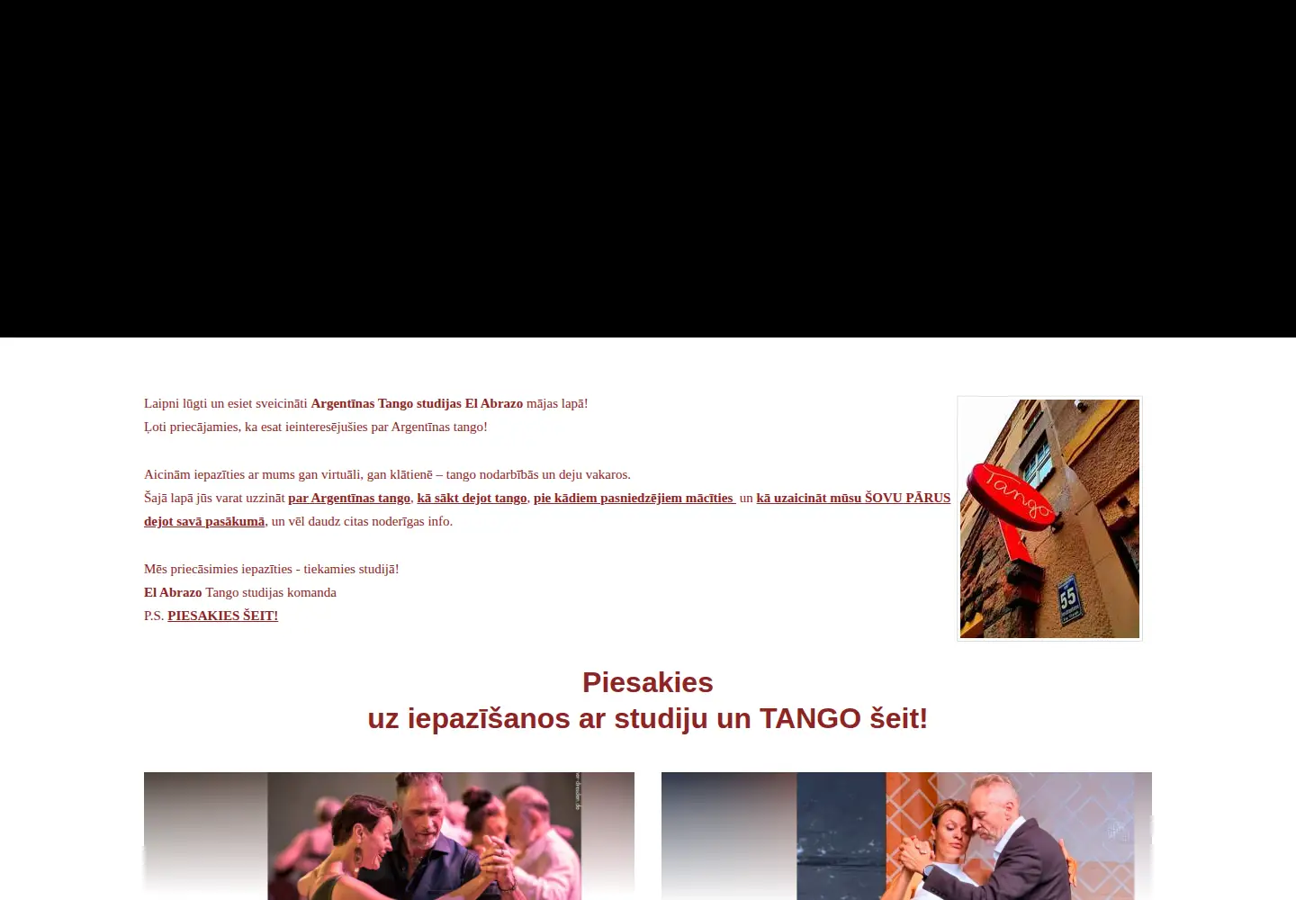 Screenshot of elabrazo.lv