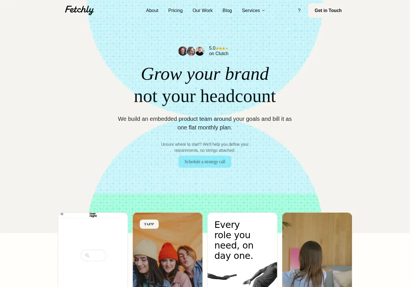 Screenshot of fetch.ly