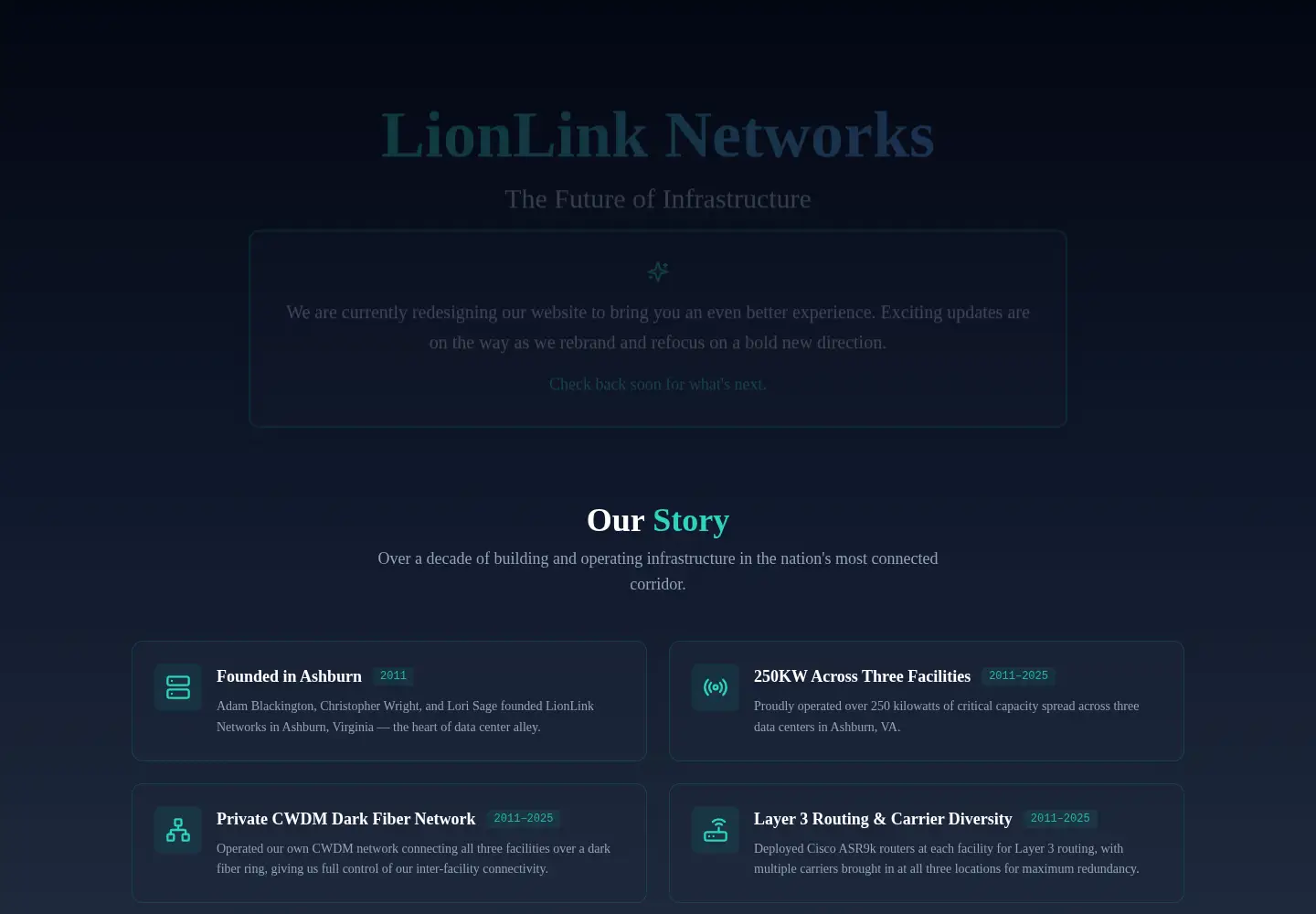 Screenshot of lionlink.net