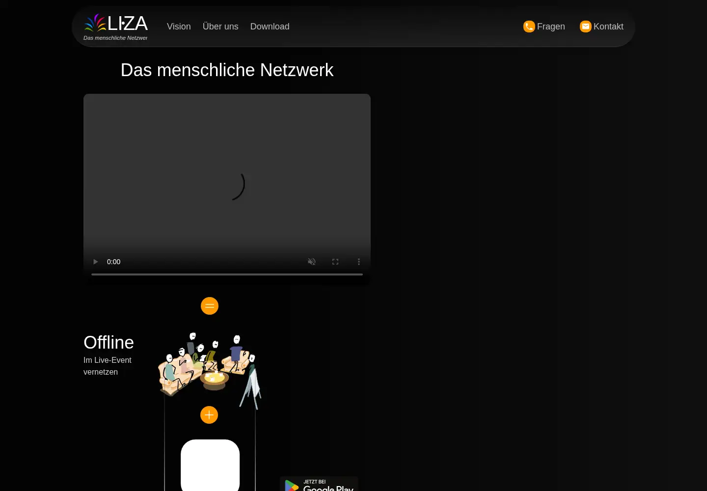 Screenshot of liza.network
