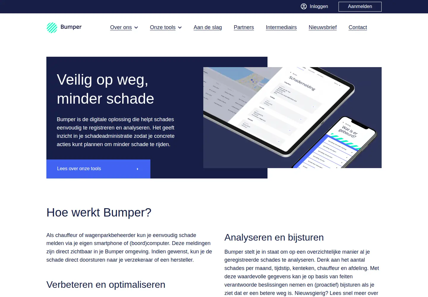 Screenshot of bumper.nl