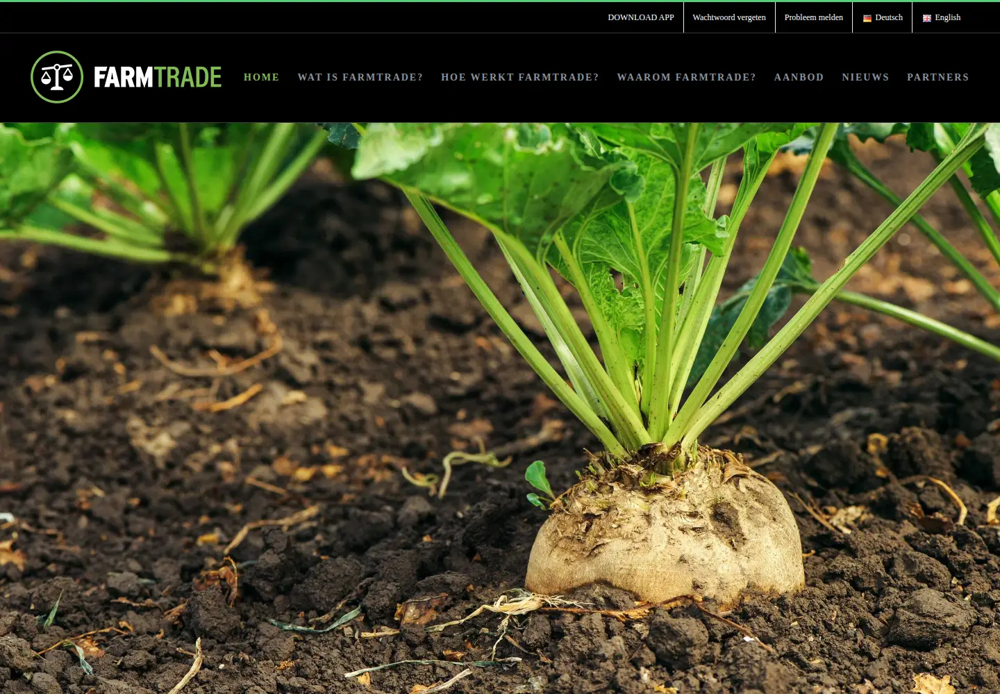 Screenshot of farmtrade.nl