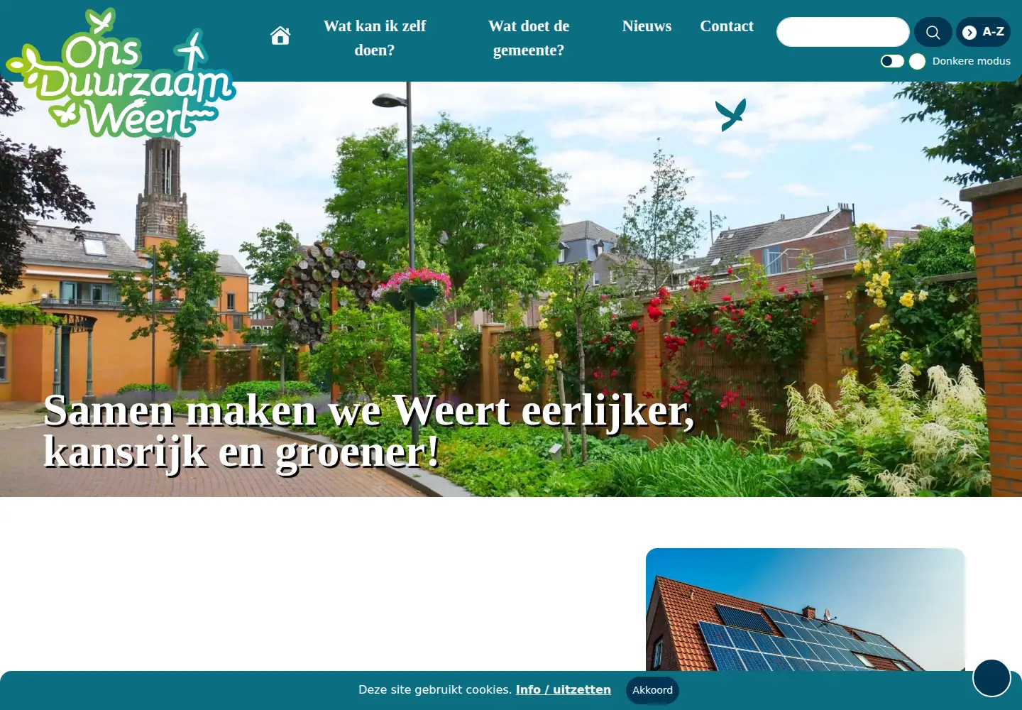 Captured homepage of heerlijkweert.nl in the current scan