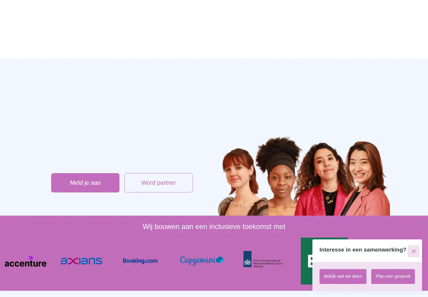Screenshot of herfuture.nl