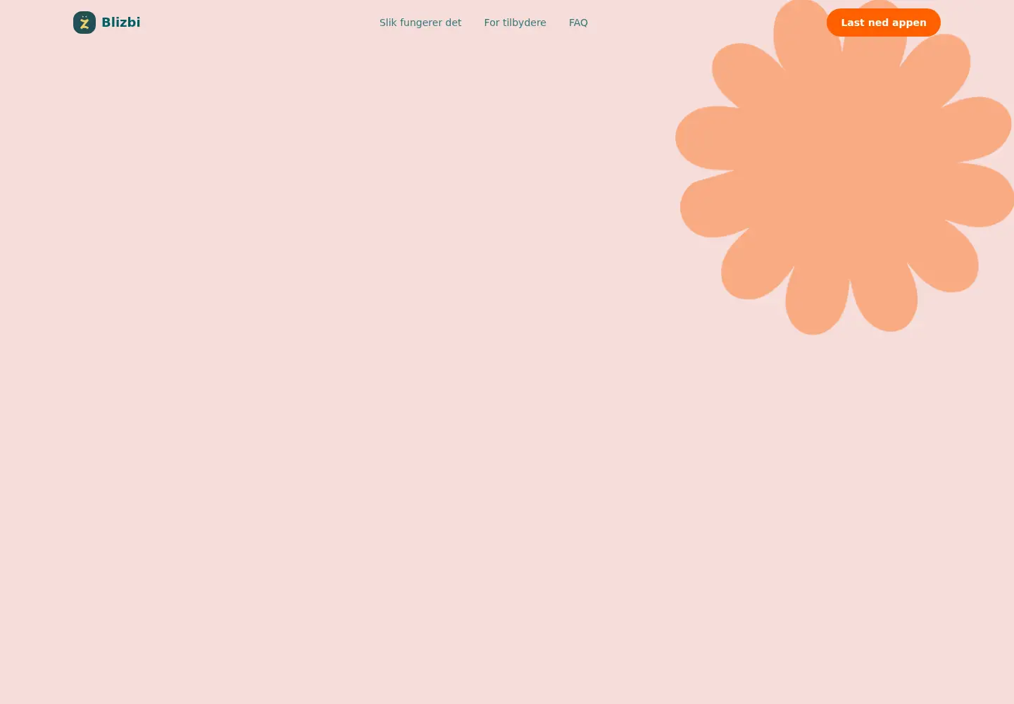 Captured homepage of blizbi.no in the current scan
