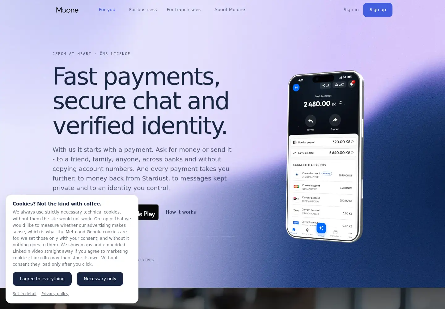 Screenshot of mo.one