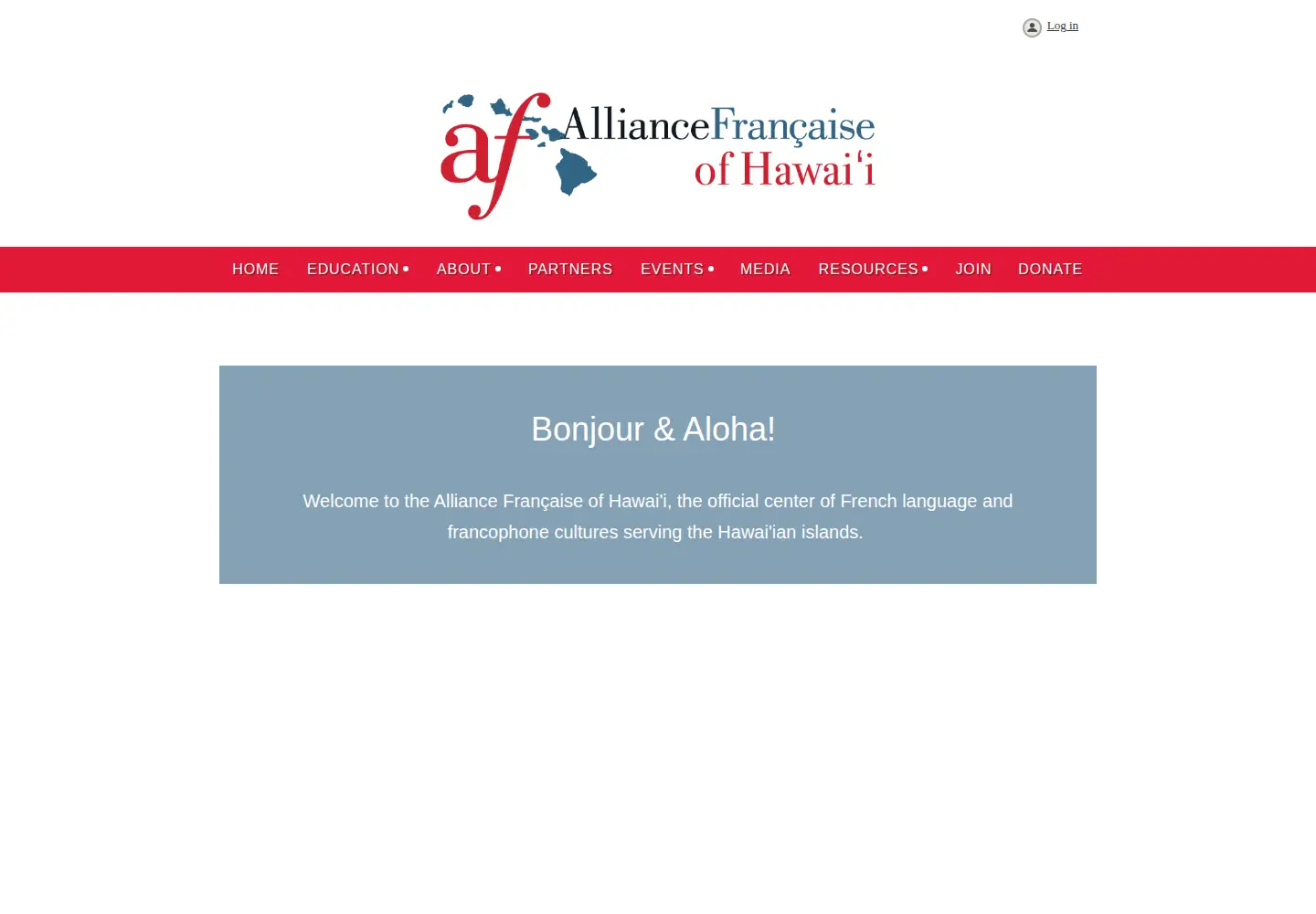 Screenshot of afhawaii.org