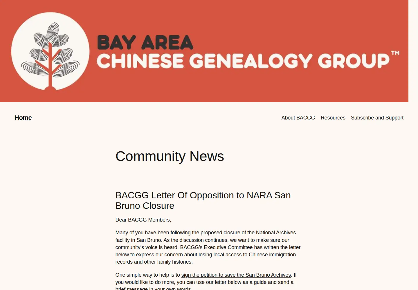 Screenshot of bacgg.org