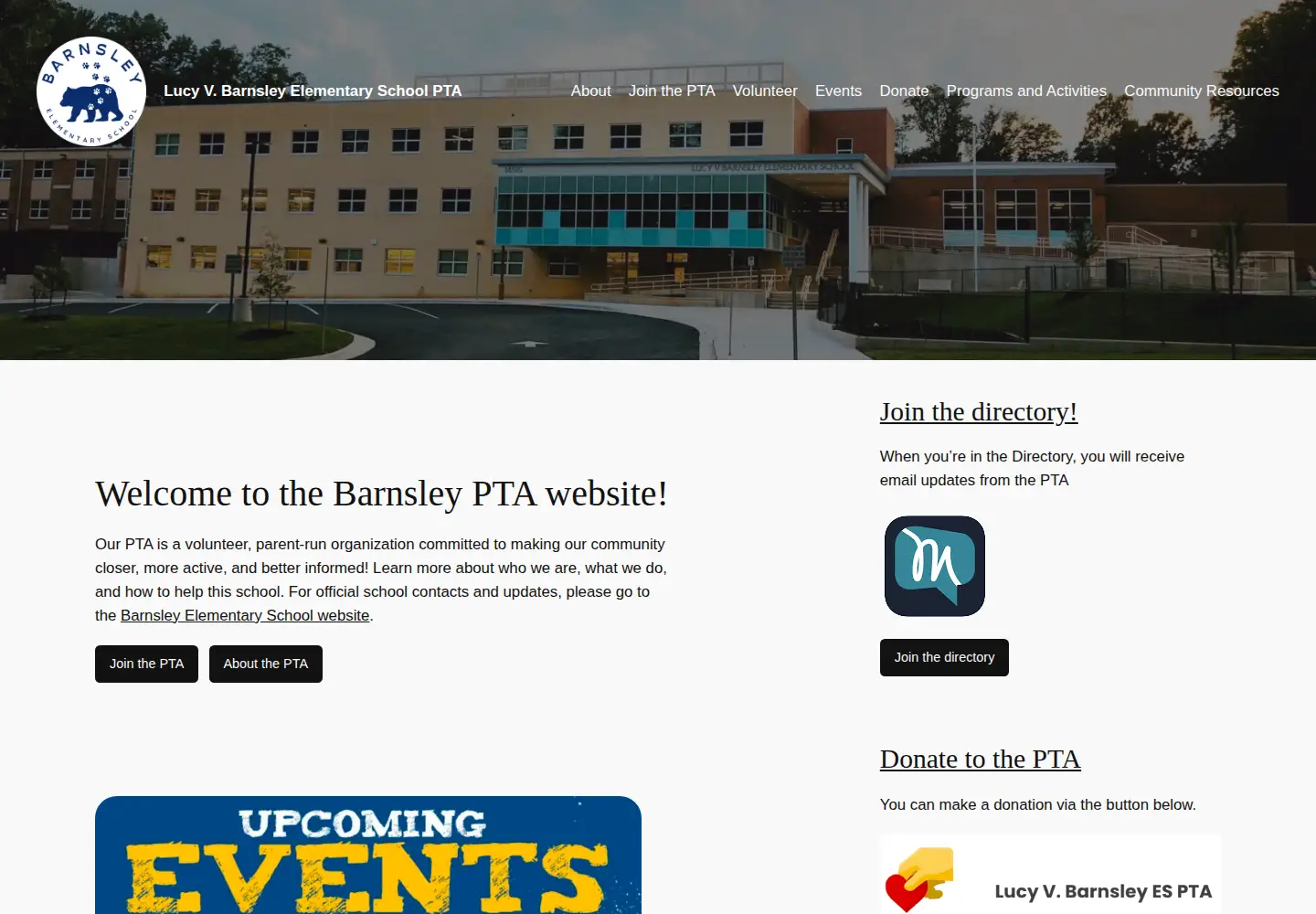 Screenshot of barnsleypta.org