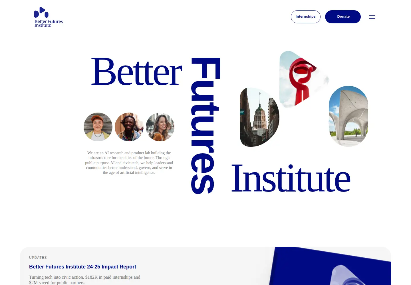 Screenshot of bfinstitute.org