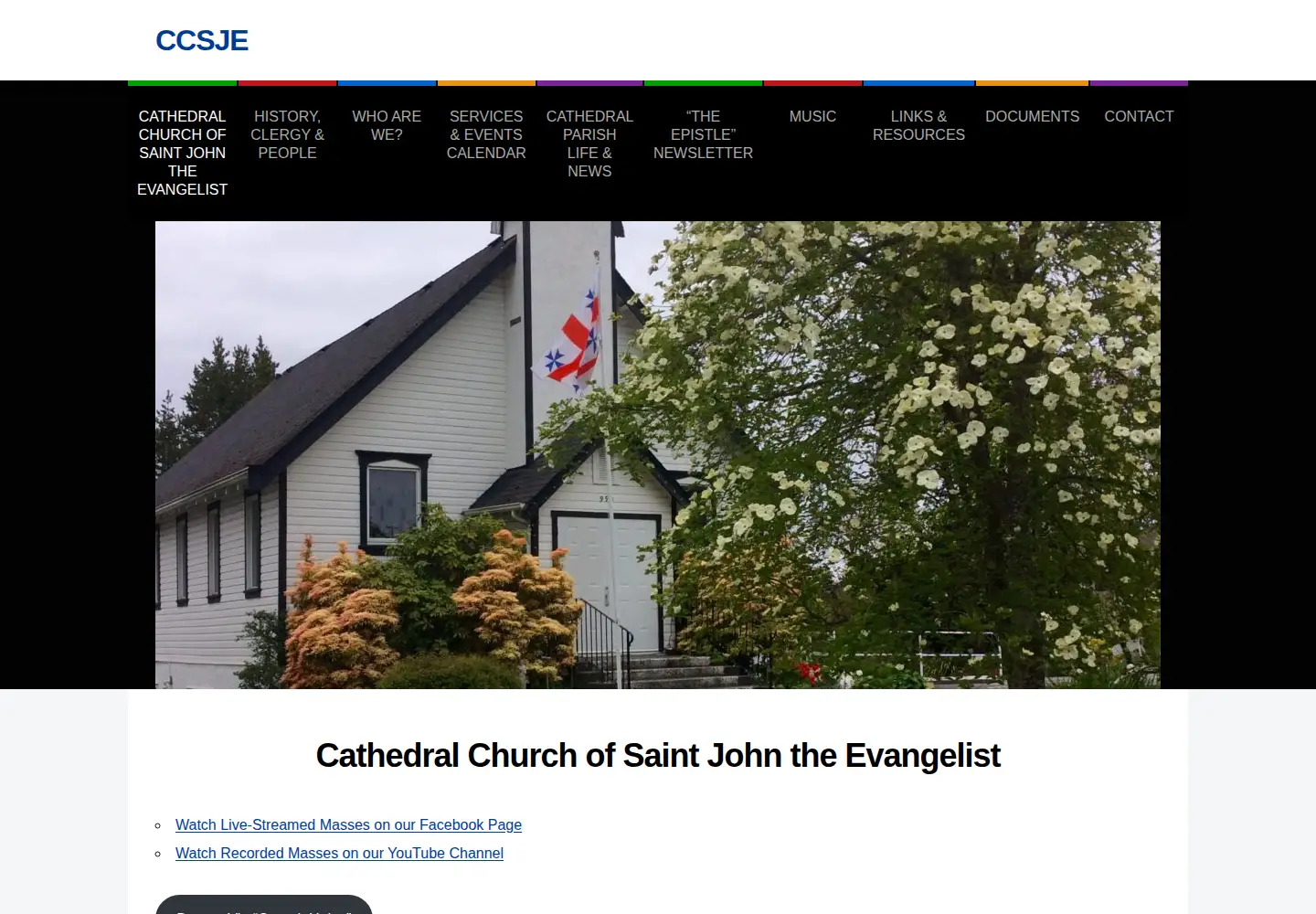 Screenshot of ccsje.org