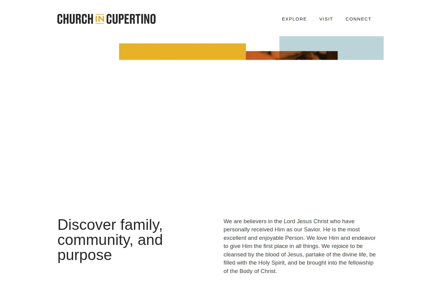 Screenshot of churchincupertino.org