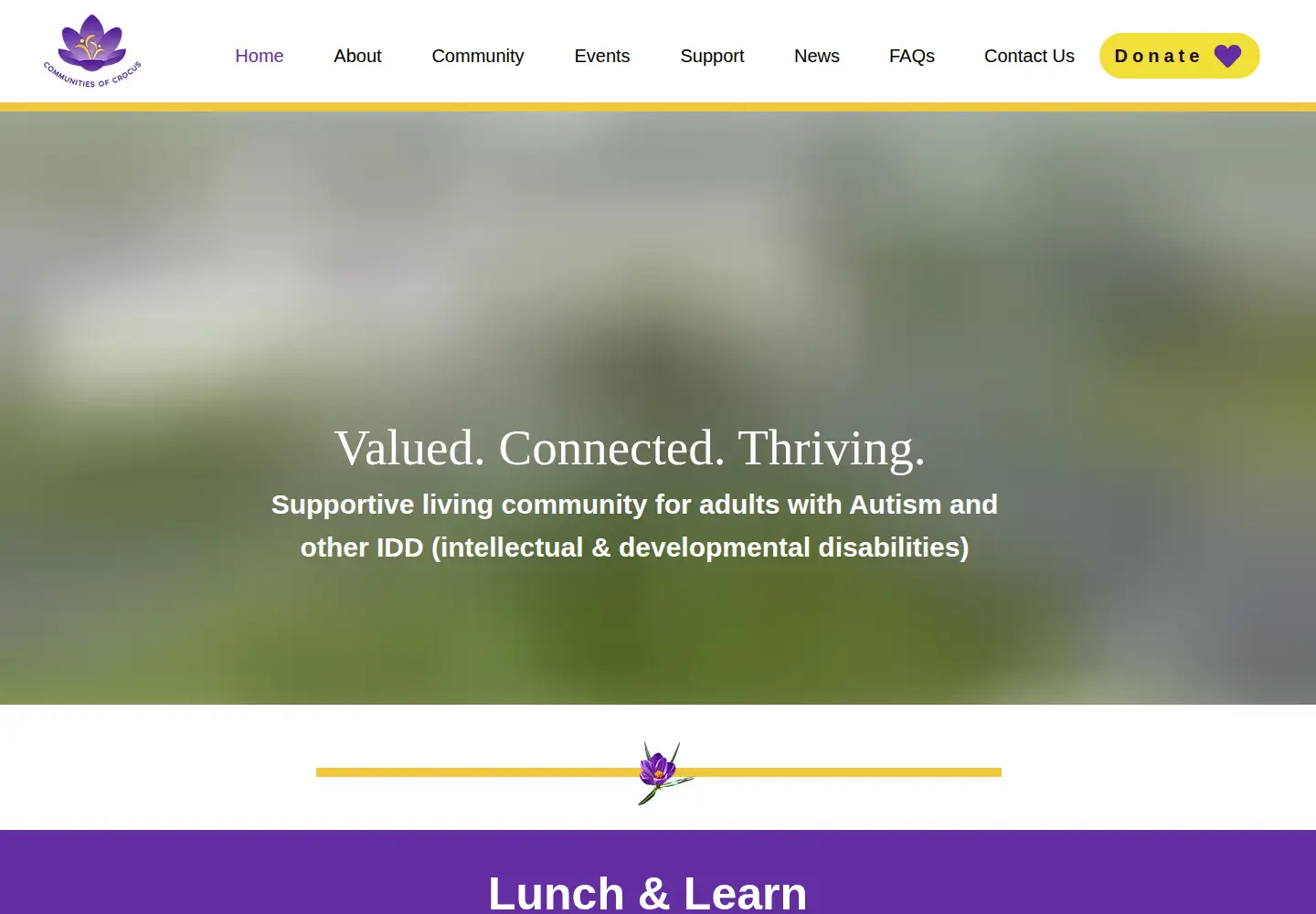Screenshot of communitiesofcrocus.org