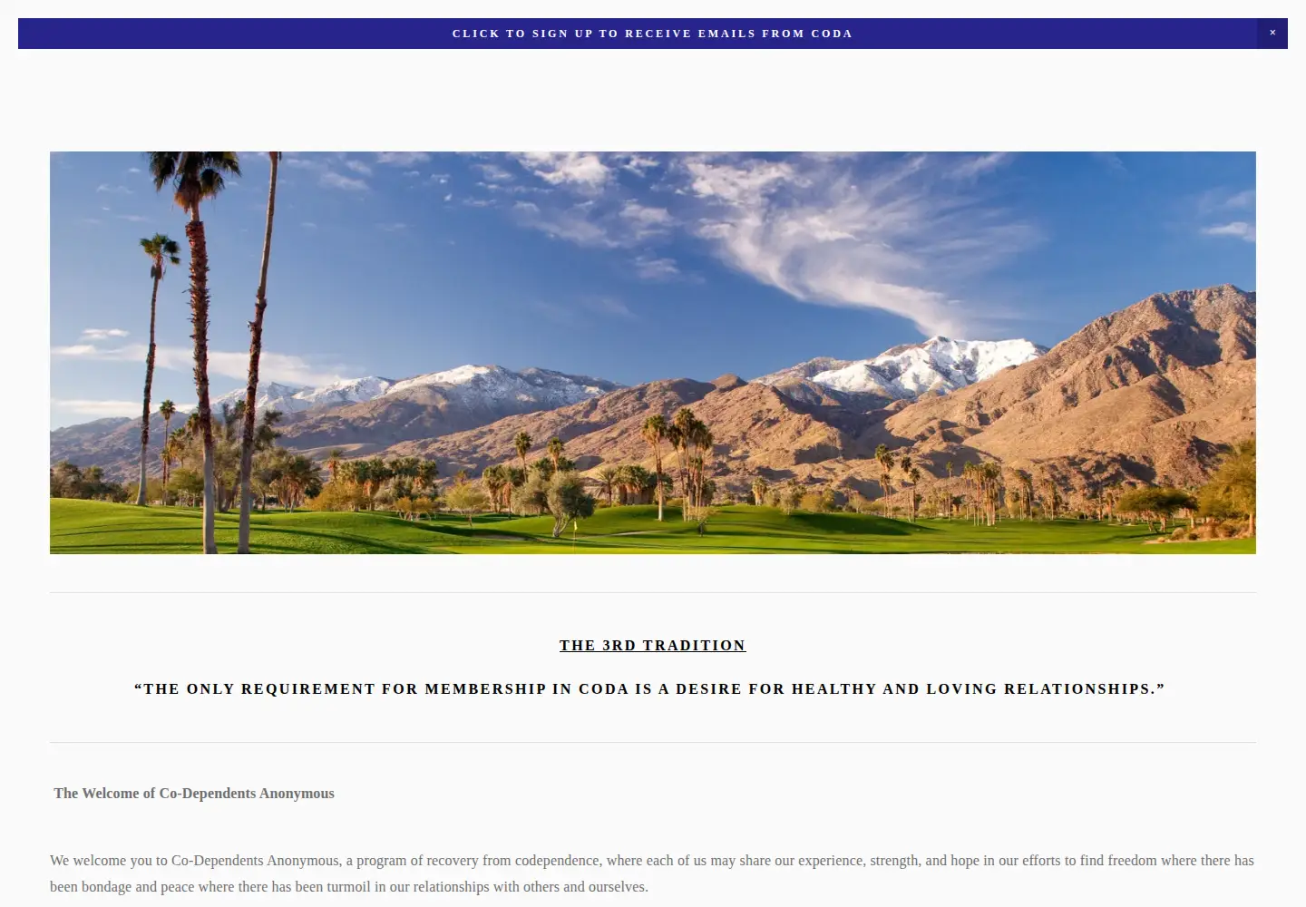Screenshot of desertcoda.org