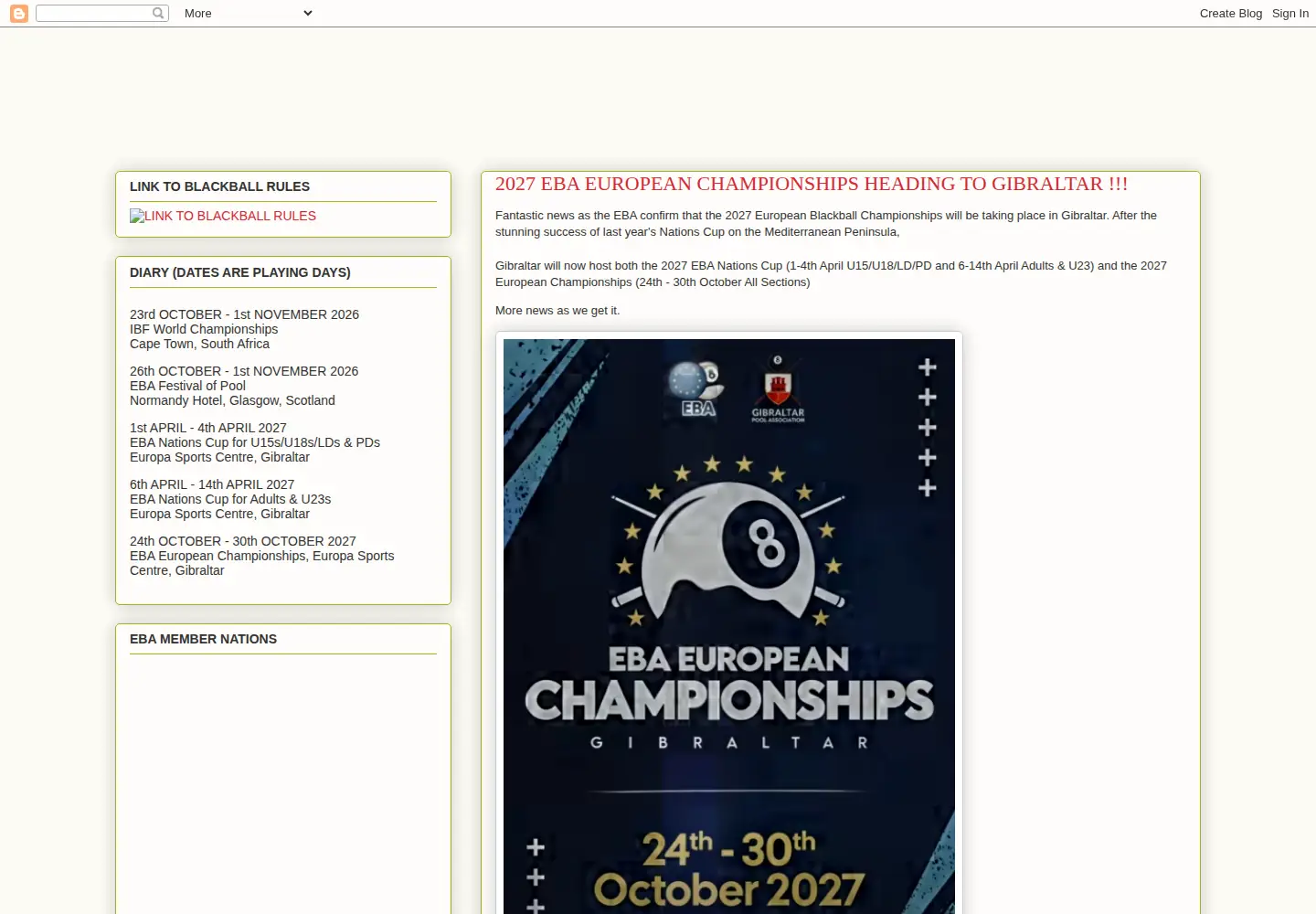 Screenshot of eba-pool.org